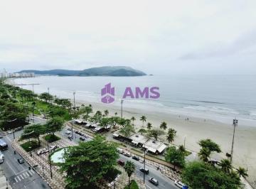 Apartamento · 130m² · 3 Quartos · 1 Vaga · Apartamento de 3 quartos com vista total do mar - Embaré, Santos/SP