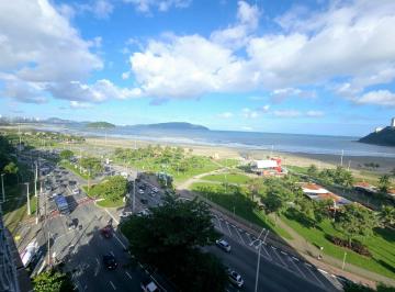 Apartamento de 1 quarto, São Vicente · Venda -Apartamento (Sala Living) vista total do mar- Itararé- São Vicente