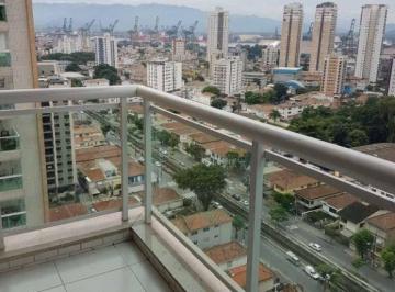 f9007689ed66135a4b6abcc51e0159c08b9dafc3 · Ponta da Praia., mobiliado. Apartamento com 1 dormitório para alugar, 48 m² por R$ 5.500/mês - Ponta