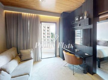 Apartamento · 38m² · 1 Quarto · 1 Vaga · Flat disponível para locação no Tsue The Palace Flat em Moema, com 38m², 1 dormitório e 1 vaga