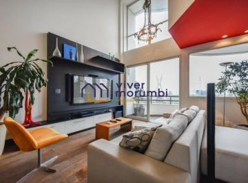 Apartamento · 98m² · 2 Vagas · Charmoso loft no Real Parque- mobiliado - Vista para São Paulo Surf Club