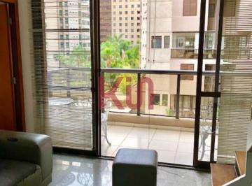 Apartamento · 70m² · 2 Quartos · 1 Vaga · Apartamento de luxo para locação em Indianópolis, São Paulo - 2 suítes, 3 banheiros, 1 vaga de garag