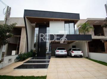 Casa · 210m² · 4 Quartos · 4 Vagas · Sobrado de Alto Padrão no Condomínio Jardim do Jatobá - Hortolândia/SP: 3 suítes, área gourmet, laze