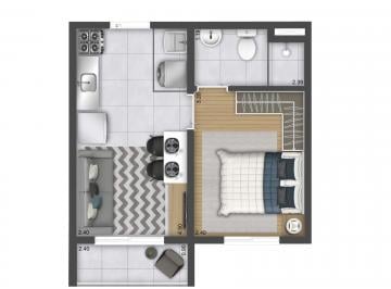 Planta 01 - 1 dorm 27m² · Apartamento em Butantã São Paulo SP