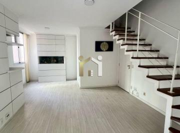 Apartamento · 74m² · 2 Quartos · 1 Vaga · Apartamento duplex para venda em Moema com 70m², 2 suítes e 1 vaga de garagem