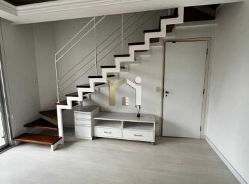 Apartamento · 70m² · 2 Quartos · 1 Vaga · Apartamento duplex para locação em Moema com 70m², 2 suítes e 1 vaga de garagem
