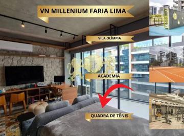 Apartamento · 42m² · 1 Quarto · 1 Vaga · VN Millennium Faria Lima: Flat Exclusivo com Suíte e Vaga de Garagem