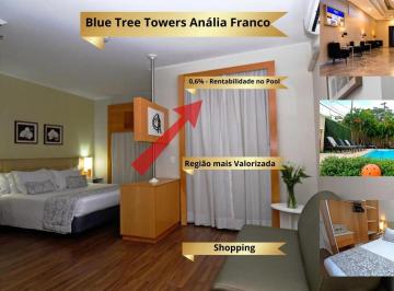 Apartamento · 28m² · 1 Quarto · 1 Vaga · Flat 28m² no Blue Tree Towers Anália Franco - Frente ao CERET e Shopping