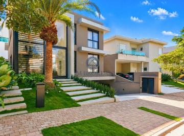gênesis 1 - fachada · Casa de alto padrão à venda no condomínio Gênesis 1, Alphaville, 4 suítes, 6 vagas e 431m² de área.