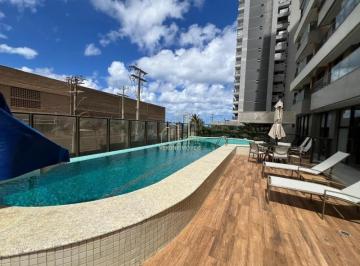 Foto 01 · Venda de Apartamento Moderno no Ocean House em Jaguaribe Salvador-BA: 1 Quarto, 1 Sala, 1 Banheiro e