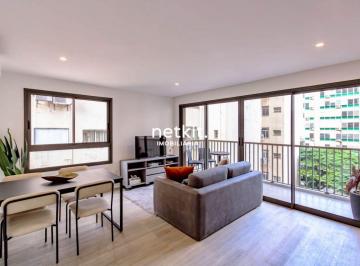 Apartamento de 1 quarto, São Paulo · Apartamento 48 m² nos Jardins – 1 dorm com varanda