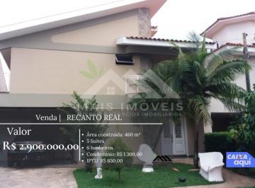 Casa · 460m² · 5 Quartos · 4 Vagas · VENDE-SE BELO SOBRADO PARA LOCAÇÃO ? RECANTO REAL R$ 2.900.000,00