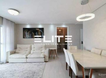 Apartamento · 103m² · 3 Quartos · 2 Vagas · Apartamento com 3 dormitórios para alugar, 103 m² por R$ 7.827/mês - Centro - Santo André/SP
