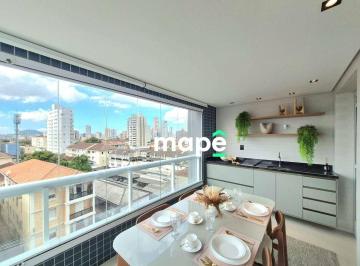 3f456bc72df57bbbaa55ad6696cc141249e9287b · Apartamento porteira fechada com 1 suíte à venda, 60 m² por R$ 990.000 - Boqueirão - Santos/SP