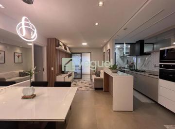 Apartamento · 98m² · 3 Quartos · 2 Vagas · Apartamento mobiliado alto padrão para alugar no Edifício Liniee, Bairro Jardim Olhos D`água, Ribeir
