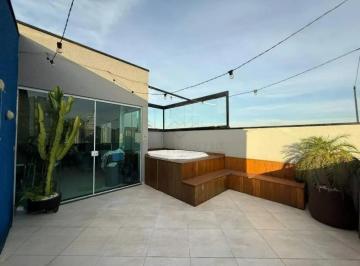 Apartamento · 108m² · 2 Quartos · 1 Vaga · Cobertura duplex com 02 dormitórios à venda, 108m² no bairro Paraíso - Santo André/SP