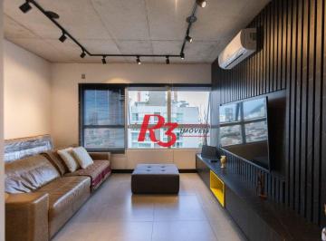 4ed0cd82f2784611e57013a06dbda9b7685cf0e0 · Apartamento com 2 dormitórios à venda, 72 m² por R$ 1.030.000,00 - Embaré - Santos/SP
