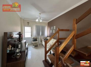a111925b5790c97ff9e5a6262c7ecee350ee690c · 200 metros da praia, sobrado em condomínio fechado 3 quartos, 90 m² por R$ 300.000 - Vila São Paulo 