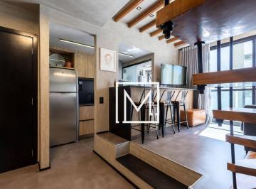 c99312a48cde768798d1e687ca87a459d5c14cb9 · Apartamento Duplex com 1 dormitório à venda, 65 m² por R$ 995.000,00 - Paraíso - São Paulo/SP