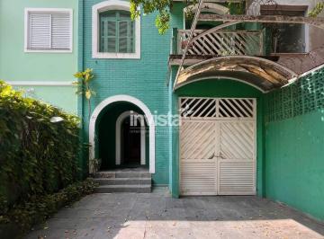 Casa · 350m² · 3 Quartos · 3 Vagas · Casa para Locação na Pompéia em Santos | 3 Dormitórios, Quintal e Garagem para 3 Carros