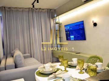 Apartamento · 34m² · 1 Quarto · 1 Vaga · QUARTO E SALA - 34M² - MOBILIADO - NAU BARRA