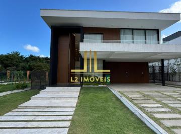 Casa · 335m² · 4 Quartos · 3 Vagas · CASA LUXUOSA - 4 SUÍTES - ALPHAVILLE LITORAL NORTE