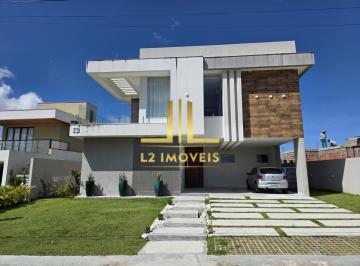 Casa · 404m² · 4 Quartos · 4 Vagas · CASA LUXUOSA - 4 SUÍTES - ALPHAVILLE LITORAL NORTE 3