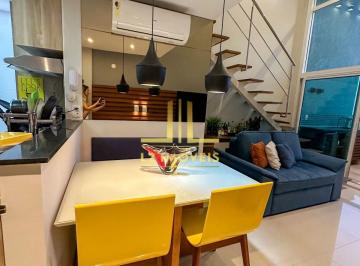 Apartamento · 60m² · 1 Quarto · 1 Vaga · APARTAMENTO LOFT LUXUOSO - 1 SUÍTE - PATAMARES