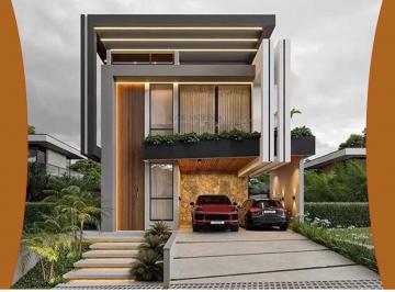 Casa · 275m² · 4 Quartos · 4 Vagas · Condomínio Aruã - Casa Alto Padrão Em Construção à Venda, Dentro do Condomínio Aruã