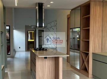 Casa de 3 quartos, Ribeirão Preto · Casa em condomínio Quinta da Mata - 3 suítes (1 master), cozinha com varanda gourmet - 250m²