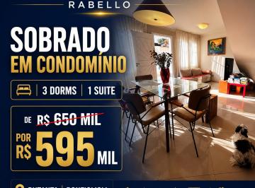 Casa de 3 quartos, São Paulo · Sobrado 3 dorms em Condomínio no Butantã | Preço reduzido R$ 595 mil