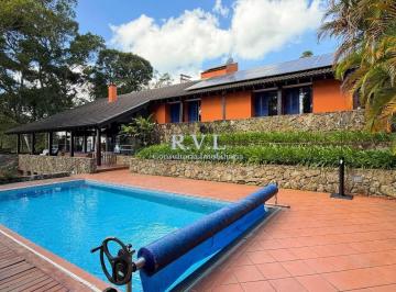 Foto 01 · Casa de alto padrão no Condomínio Clube da Montanha em Atibaia-SP: 4 suítes, 3 salas, 6 banheiros, 4