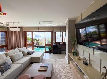 Apartamento · 209m² · 3 Quartos · 2 Vagas · Vende-se linda cobertura com 3 quartos (1 suíte), 209m², 2 vagas e piscina – Trê
