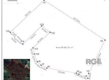 Rural · 66982m² · Area 6,69ha | Bairro Belem Velho