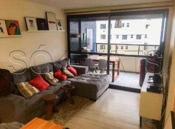 Apartamento · 44m² · 1 Quarto · 1 Vaga · Apartamento 1 dormitório mobiliado à venda Vila Nova Conceição 44m² com vaga