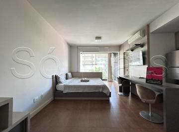 Apartamento · 35m² · 1 Quarto · 1 Vaga · Studio mobiliado 35m² com vaga para locação na Vila Olímpia próximo ao Insper e JK