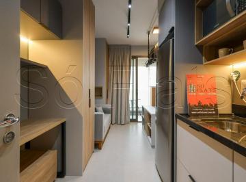 Apartamento · 25m² · 1 Quarto · Studio mobiliado disponível para locação Brooklin 25m² próximo Metrô e Av. Santo Amaro.