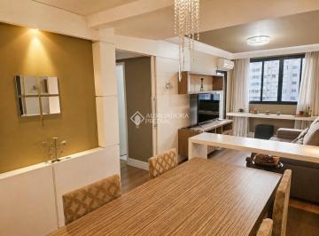 Sala de jantar · Apartamento para Alugar com 75,54m² | Mobiliado | 2 Quartos | Sacada | Garagem | Portaria 24h