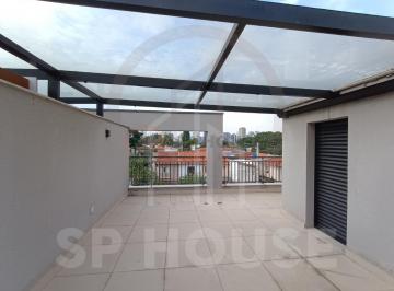 Foto 01 · Studio cobertura, no Brooklin, suite com cozinha, escritório, terraço com área de serviço, 60m²