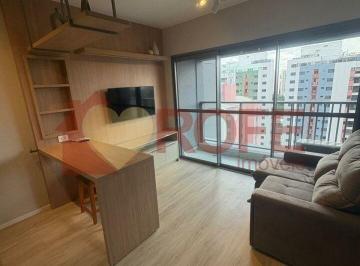 Apartamento · 35m² · 1 Quarto · APARTAMENTO MOBILIADO PARA LOCAÇÃO EM MOEMA PÁSSAROS - 35 M² - 1 SUÍTE - ALTO PADRÃO - NOVO.