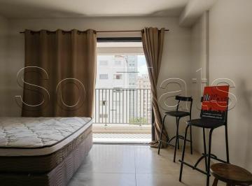 Apartamento · 39m² · 1 Quarto · 1 Vaga · Studio disponível para locação amplo na República com varanda e lazer completo perto do metrô