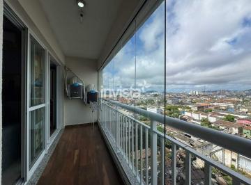 Apartamento · 49m² · 1 Quarto · 1 Vaga · Apartamento de 1 Dormitório MOBILIADO com Lazer Completo para Alugar na Vila Mathias em Santos