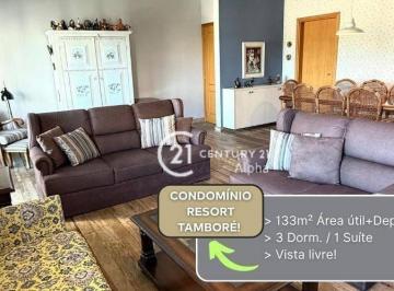 90e37deffc76e822eb74ec2264dc219a0f2164e0 · Apartamento com 3 dormitórios para alugar, 133 m² por R$ 11.322,00/mês - Tamboré - Santana de Parnaí