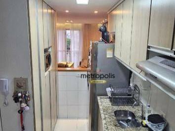 Cozinha  · Apartamento com 2 dormitórios à venda, 52 m² por R$ 350.000,00 - Vila Homero Thon - Santo André/SP