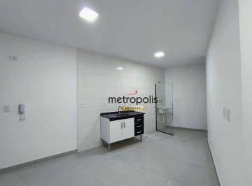 Sala/cozinha · Studio com 2 dormitórios para alugar, 45 m² por R$ 2.690,00/mês - São José - São Caetano do Sul/SP