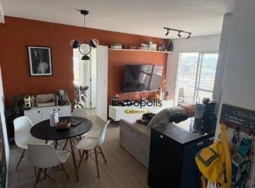 Sala de estar · Apartamento com 2 dormitórios à venda, 47 m² por R$ 350.000,00 - Vila Sacadura Cabral - Santo André/