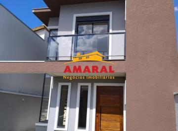 Casa · 130m² · 3 Quartos · 2 Vagas · Casa (Sobrado) com 3 dormitórios (1 Suíte) à venda, 130 m² - Residencial Algarve - Mogi das Cruzes/S
