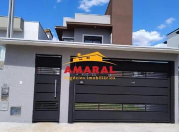 Casa · 130m² · 3 Quartos · 2 Vagas · Casa (Sobrado) com 3 dormitórios (1 Suíte) à venda, 130 m² - Residencial Algarve - Mogi das Cruzes/S