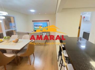 sala tv, sala jantar e cozinha · Apartamento Centro de Suzano