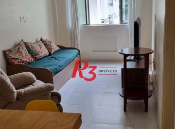 4393b038da91eac52a5a1553e8f59b8b7add8303 · Apartamento com 1 dormitório para alugar, 60 m² por R$ 3.700,00/mês - Pompéia - Santos/SP